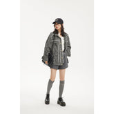 Unisex Jacket Vintage Jacket Loose Lapels Coat